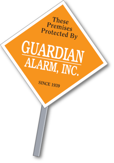 custom printed Alarm Company yard signs